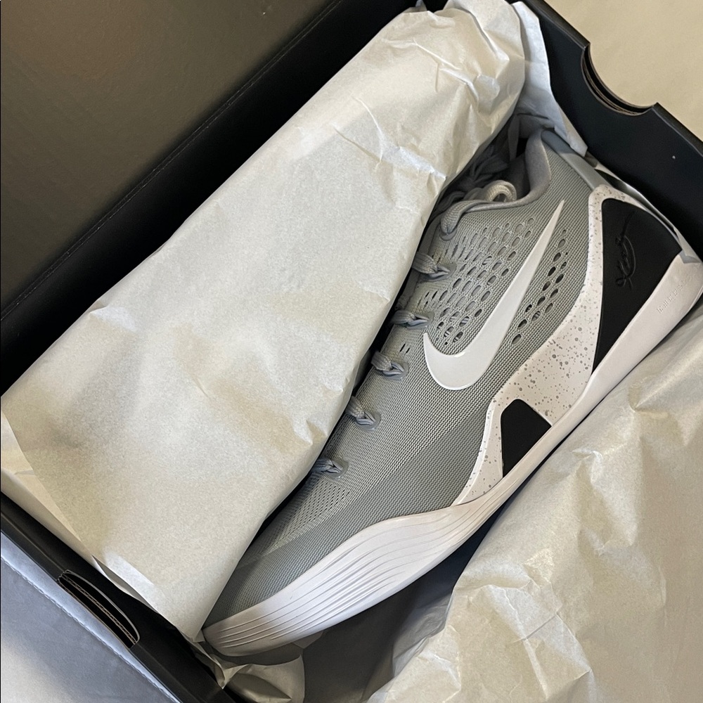 Nike Gray and White Athletic Shoes